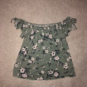 American Eagle Soft and Sexy off the shoulder top